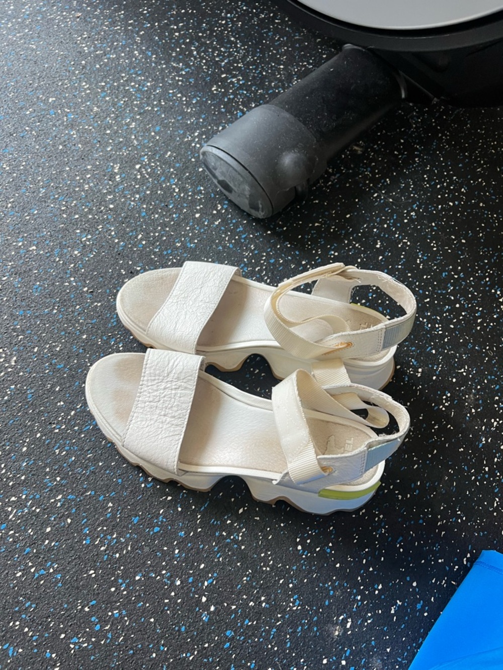 Sorel Cream Platform Sport Sandals